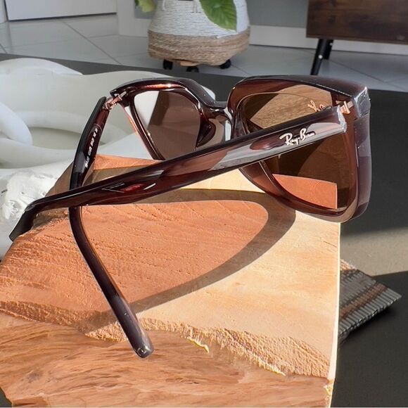 Ray-Ban RB4439D Opal Brown Sunglasses - Picture 4 of 9